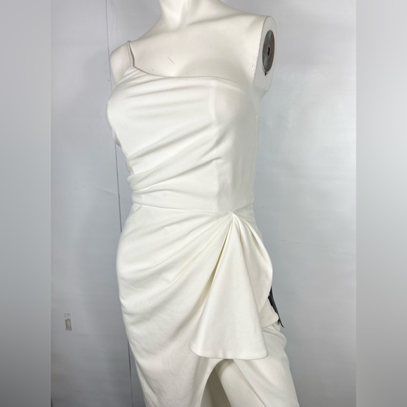 Lulus White One Shoulder Dress - Picture 4 of 7